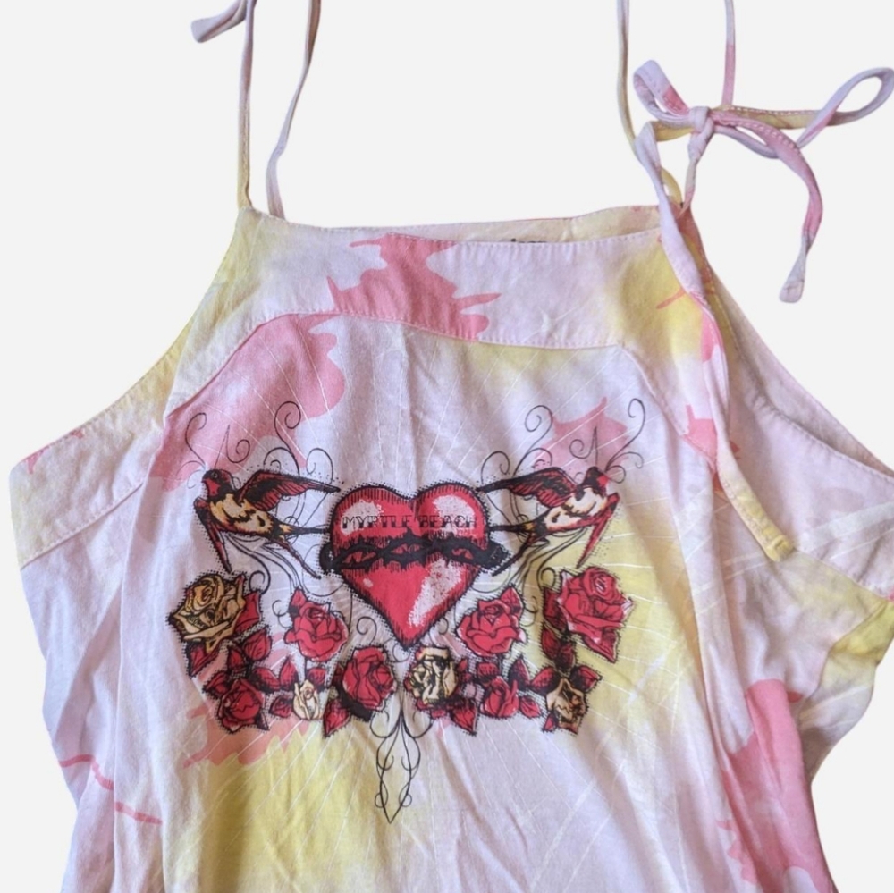 Y2K Myrtle Beach tank top dress.